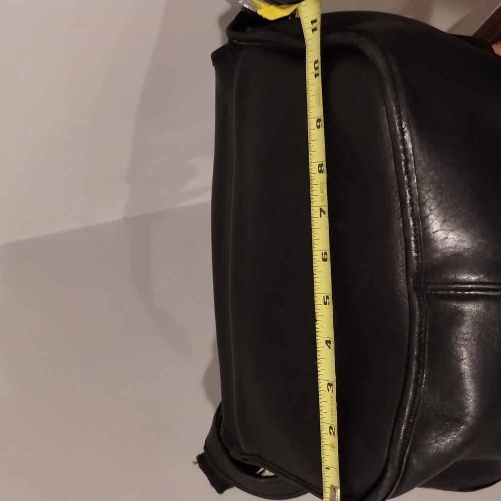 Coach Leather Crossbody Bag Vintage Black Patricia's Legacy Shoulder Bag 9951 - Picture 3 of 17